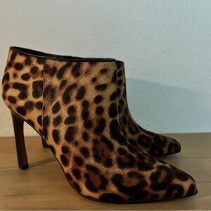 Nine West Cheetah Print Booties